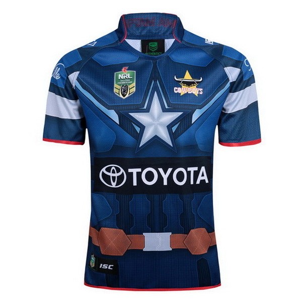 Tailandia Camiseta Cowboys Capitan America Azul